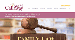 Desktop Screenshot of anncallawaylaw.com